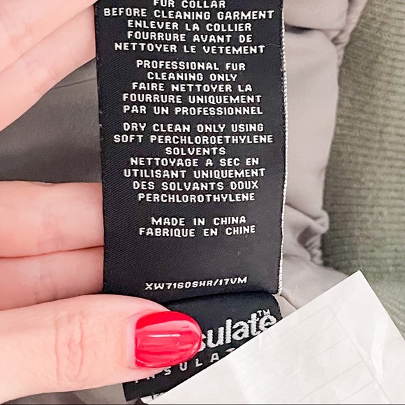 NEW Sam. Jenny Nylon Bomber Jacket XS Military Natural (no hood) - Picture 9 of 12